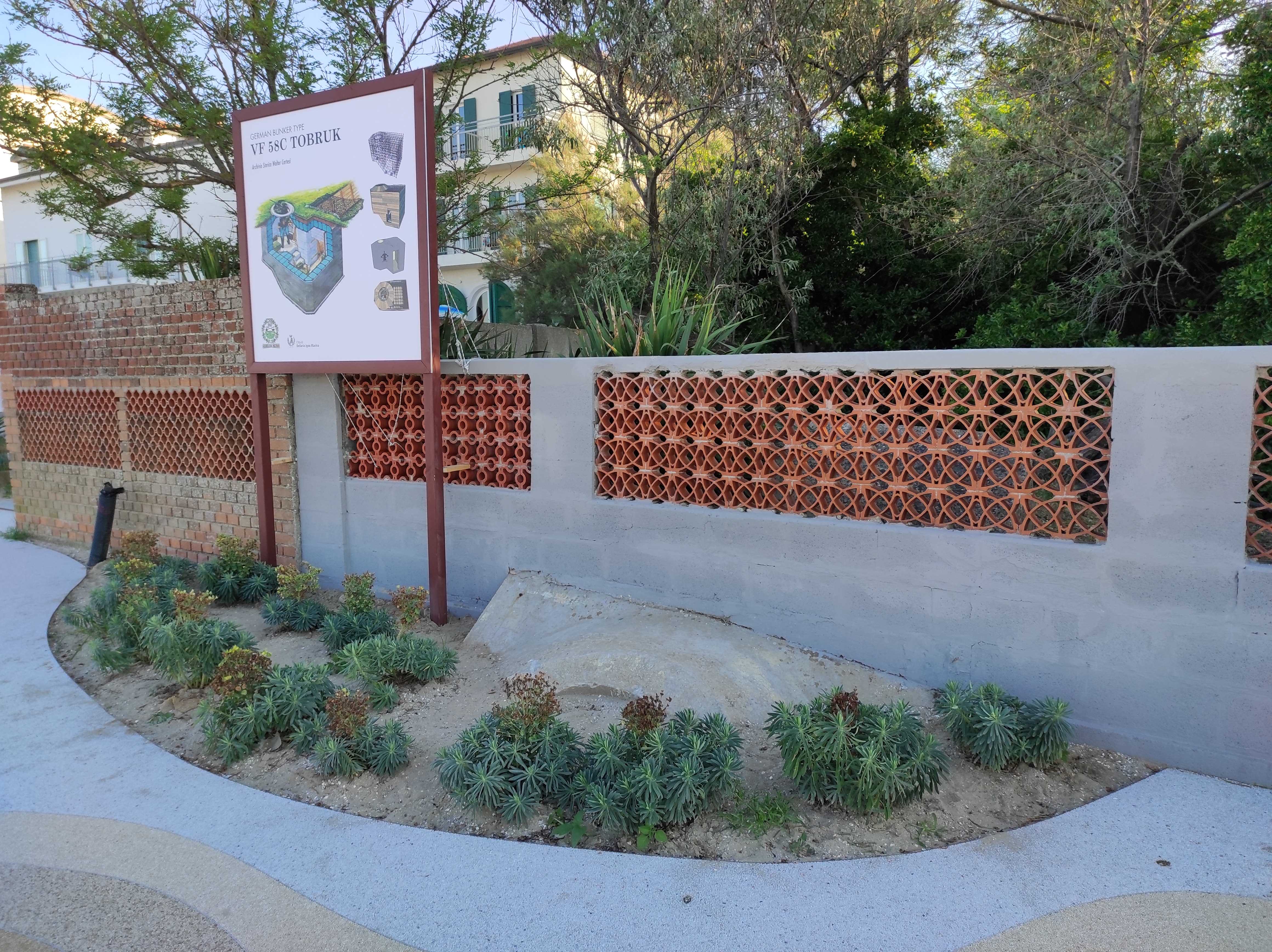 bunker Tobruk Bellaria, lungomare Carrà, zona Cagnona