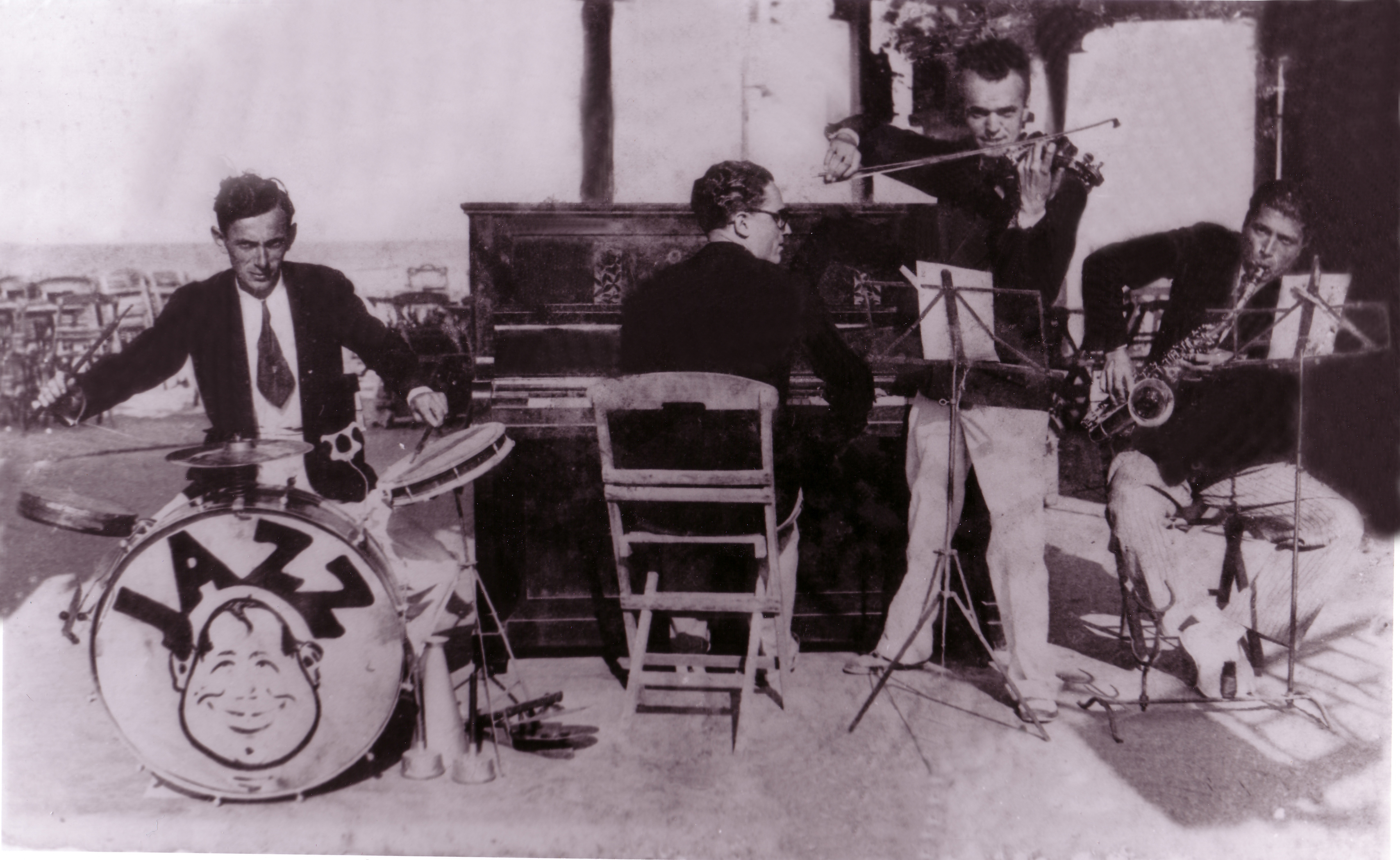 Bellaria - piattaforma / bar Norge - Secondo Casadei nel 1932