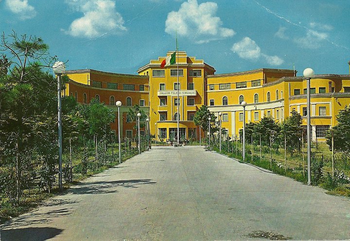 L'ingresso della colonia Roma negli anni sessanta