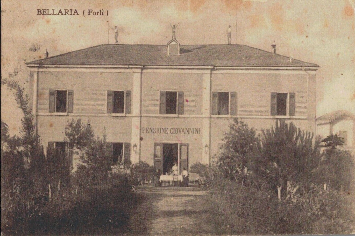 La pensione Giovannini - 1910 circa