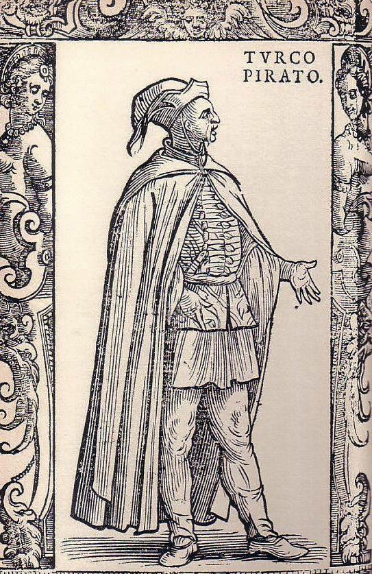 Pirata turco - Cesare Vecellio, De gli habiti antichi et moderni di diverse parti del mondo, 1590