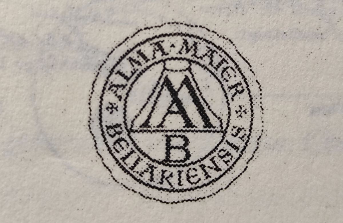 Il sigillo Alma Mater Bellariensis