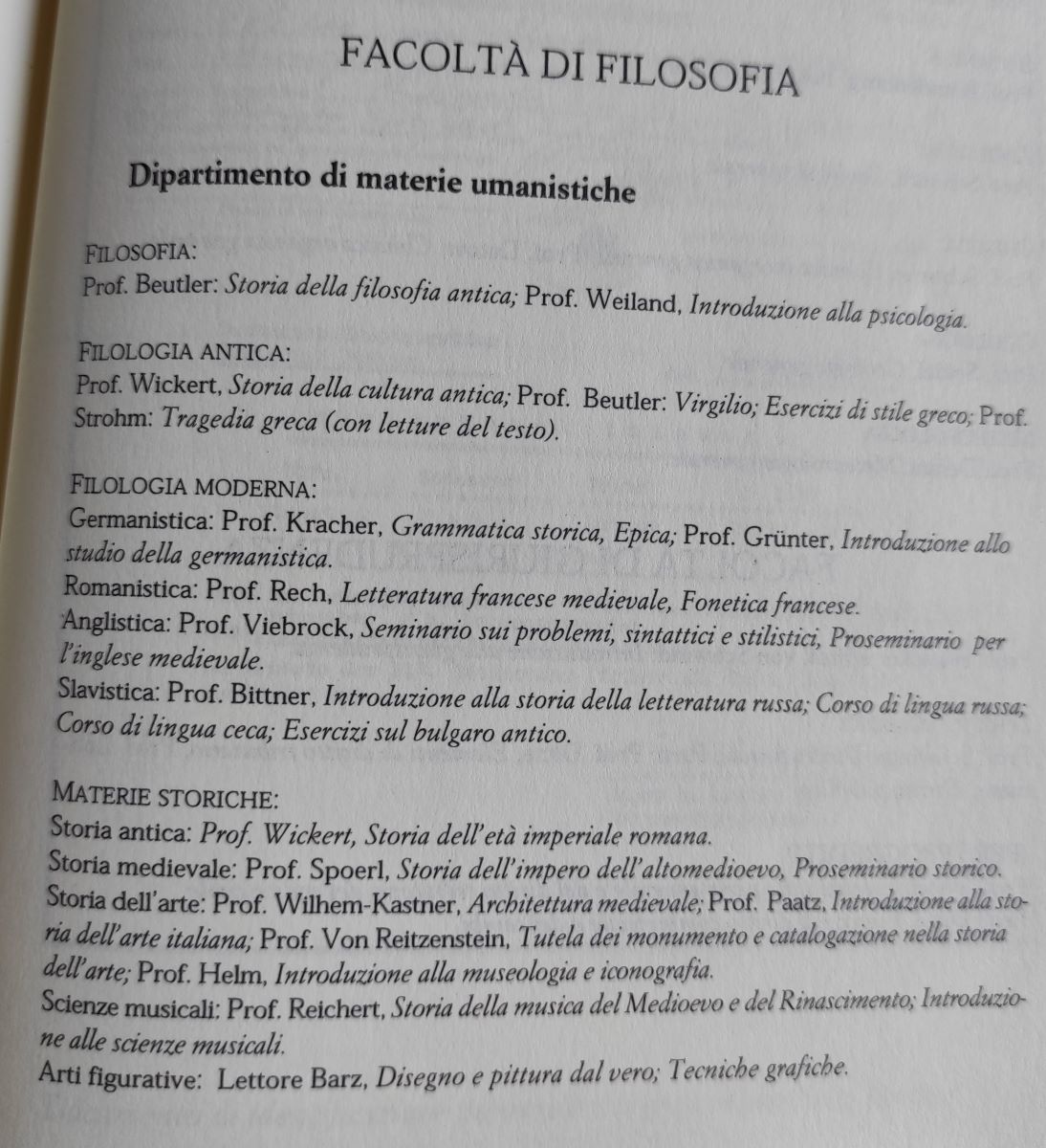 corsi universitari Alma Mater Bellariensis