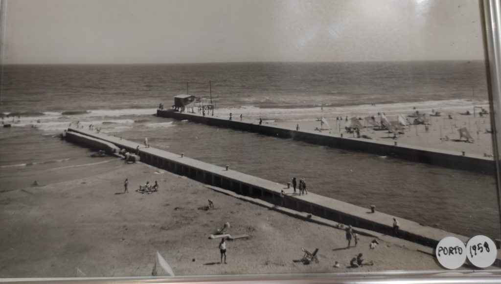 Foce del porto fine anni Cinquanta - collezione Walter Biagetti