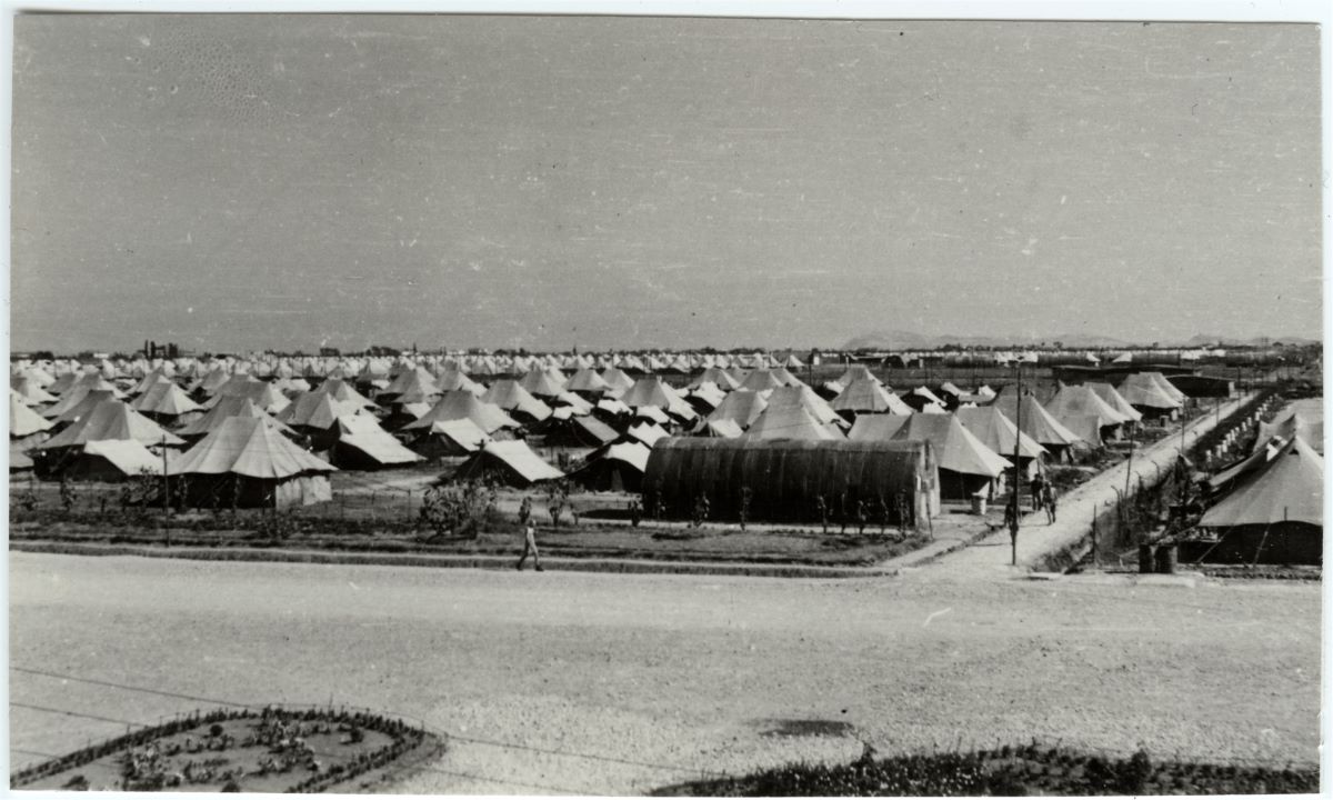 Enklave Rimini-Bellaria, campo n.1 - © ICRC ARCHIVES (Enklave Rimini Bellaria 1945-1947)