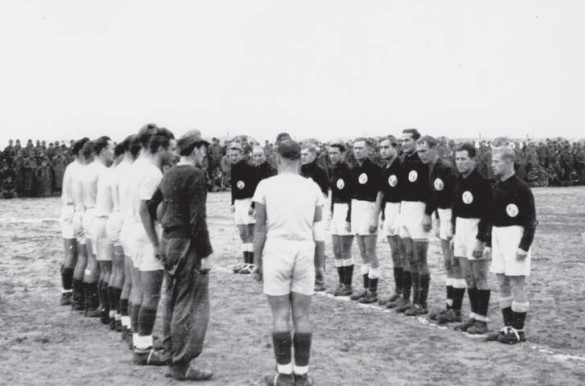 Partita Ucraina (maglia bianca) - Germania, 30 ottobre 1945 - (Enklave Rimini Bellaria 1945-1947)