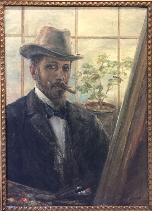 Saporetti Edgardo, autoritratto