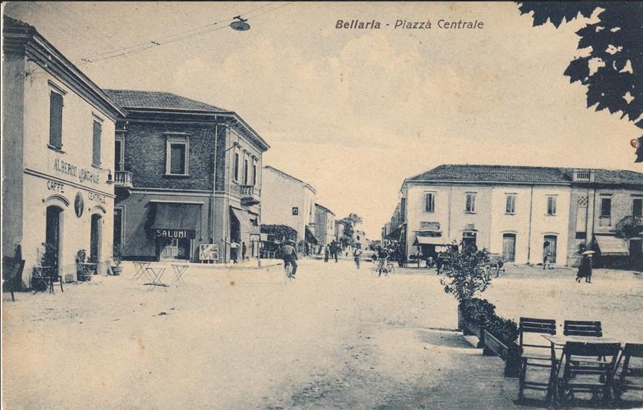 Bellaria, piazza Centrale, 1920 circa