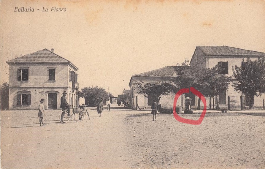Bellaria, la piazza, 1910 circa.