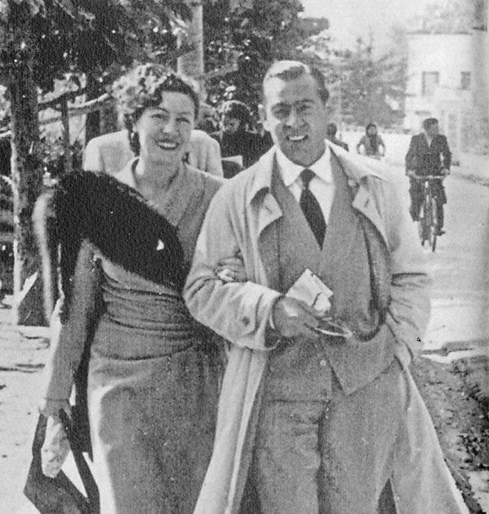 Ezio Giorgetti e la moglie Libia