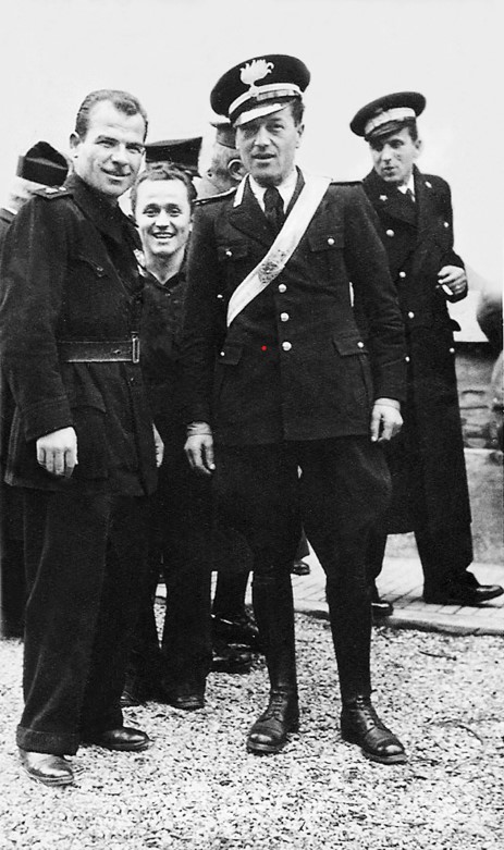 Il maresciallo Osman Carugno a Bellaria nell’ottobre 1942 - Collezione Carlo Franco Caldironi