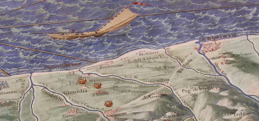 Particolare di Bellaria nella Galleria delle Carte Geografiche dei Musei Vaticani