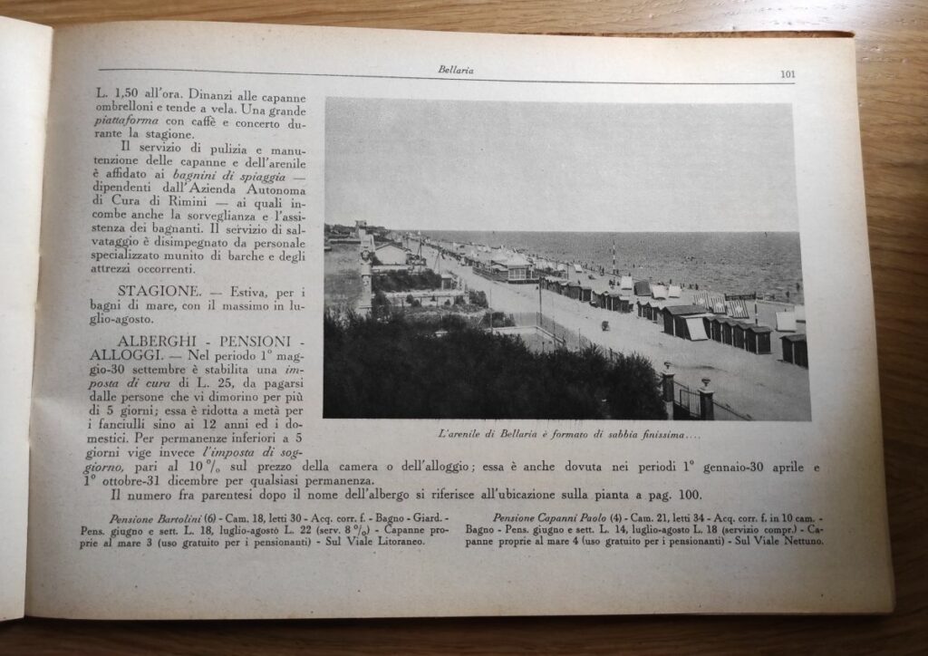 "Guida pratica ai luoghi di soggiorno e di cura d'Italia" (1933) - p. 101