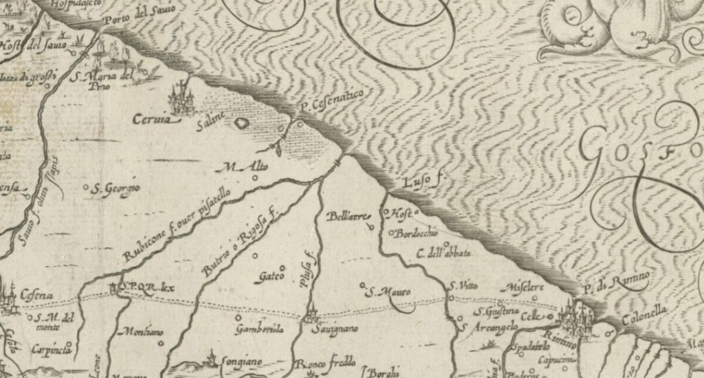 1598 - Romagna olim Flaminia - particolare