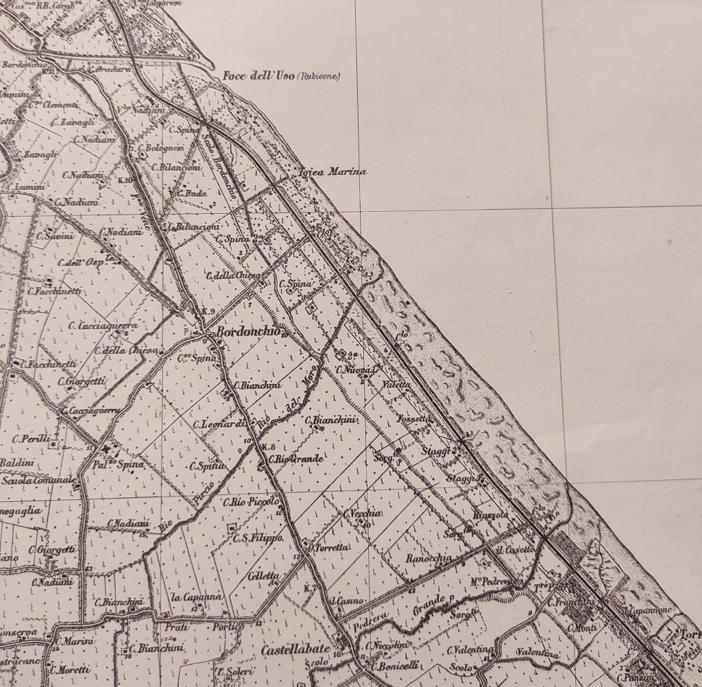 carta IGM — f 101 Bellaria — parte di Igea