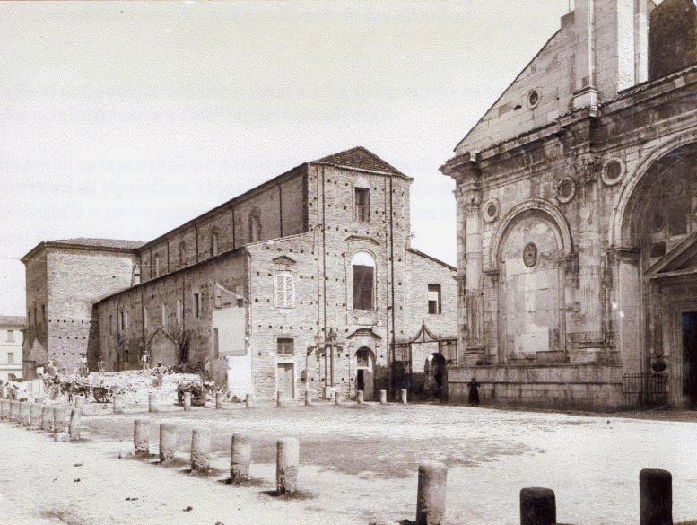 L'ex convento di Sant'Agostino, sede del Museo e della Pinacoteca Civica di Rimini