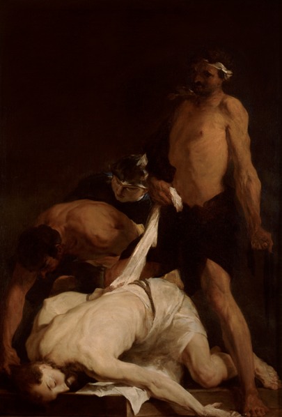 Cristo dopo la flagellazione, museo di belle arti, Marsiglia.
